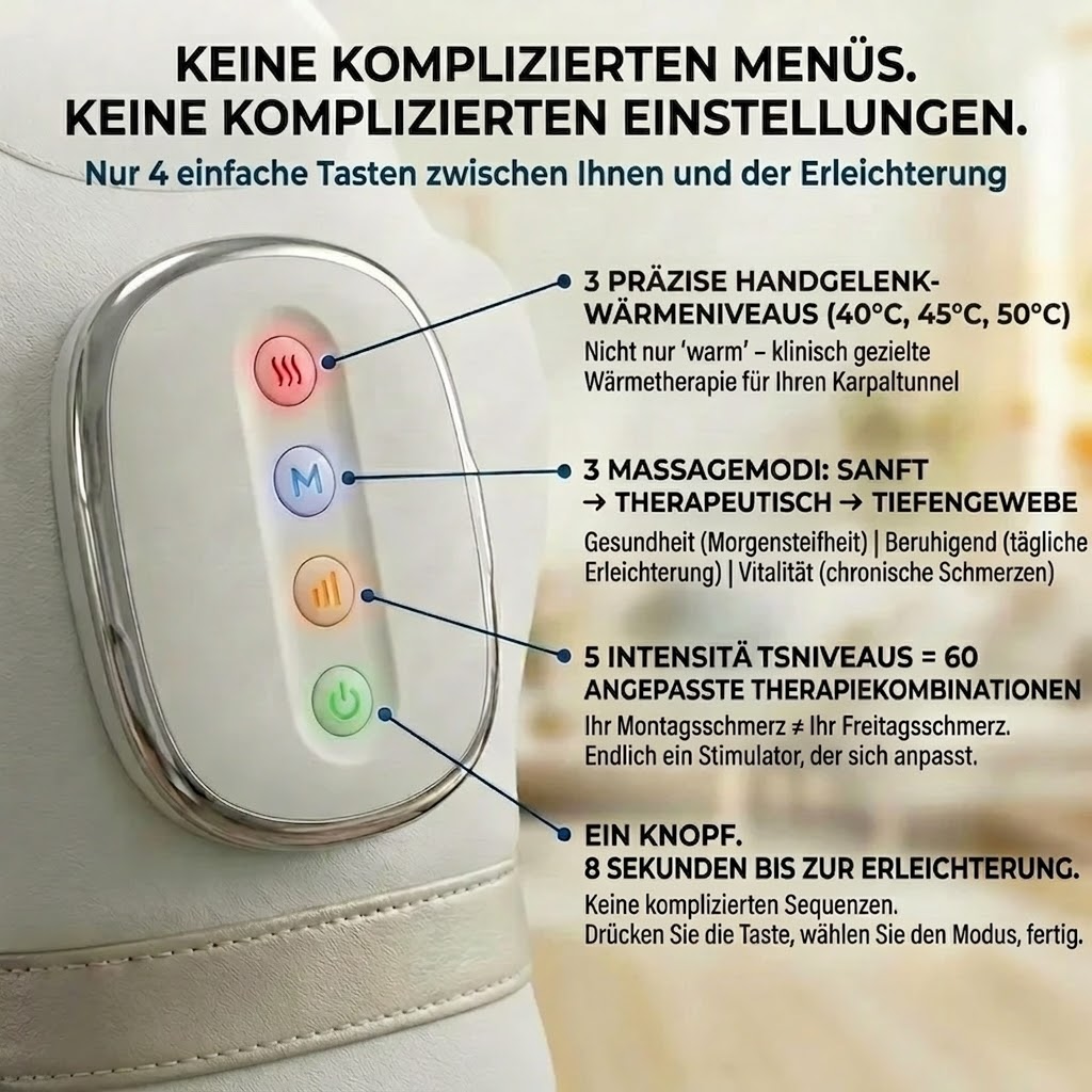 CalmHand | Keine steifen Finger, kein Kribbeln, kein nagendes Schmerzgefühl mehr.